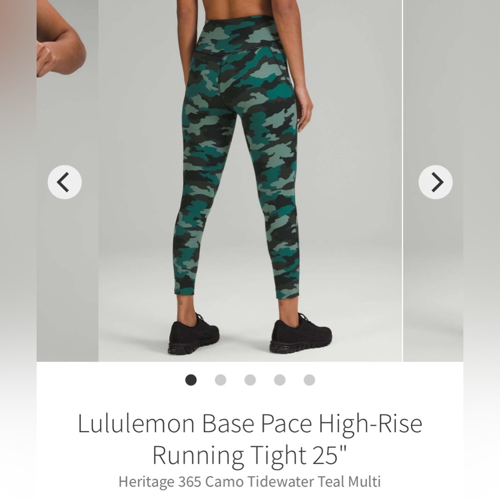 Lululemon Camo Base Pace High-Rise Running Tights